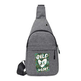 Men Shoulder Chest Pack Canvas Sling Bag Outdoor Sport