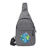 Men Chest pack Outdoor Sport Travel Canvas Waist bag Mobile Phone Pocket Organiz