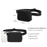 Fanny Belt Bag Crossbody Waist Pack for Running Hiking Travel