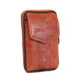 Men PU Leather Waist Packs Phone Pouch Bags Money Bags
