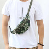 Camouflage Men Waist Pack Male Waist Belt Bags Fanny Canvas