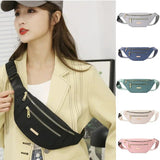 Women's Oxford Crossbody Chest Bag, Waist Bag