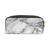Marble Texture Pencil Case Stationery Pouch Bag Cosmetic Makeup Zipper Bag