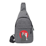 Men Bags Shoulder Messenger Chest pack Mask Printing Street Poch Case Satchels B