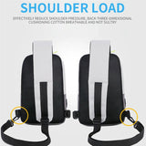 Men Chest Bag Casual Outdoor Oxford Single Shoulder Business Messenger Crossbody