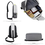 Men Chest Bag Casual Outdoor Oxford Single Shoulder Business Messenger Crossbody