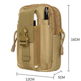 Men's Waistbags Belt Phone Pouch Sports Oxford Mobile Phone Pocket Bag