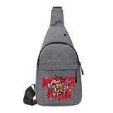 Canvas Chest pack for Men Shoulder Bags Girls Poch Mini Sling Bag Crossbody wall