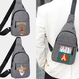 Canvas Chest pack for Men Shoulder Bags Girls Poch Mini Sling Bag Crossbody wall