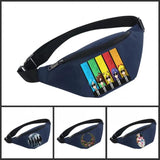 Anime Unisex Fanny Pack Waterproof Waist Bag For Printing