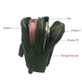 Waterproof Military Waist Pack Bum Bag Pouch with Hidden Safe