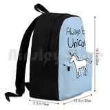 Always Be A Unicorn Outdoor Hiking Backpack Riding Climbing Sports Bag