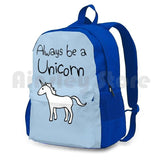 Always Be A Unicorn Outdoor Hiking Backpack Riding Climbing Sports Bag
