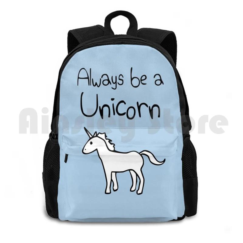 Always Be A Unicorn Outdoor Hiking Backpack Riding Climbing Sports Bag