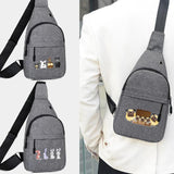 Men's Waist Chest Pack Casual Messenger Business Bag