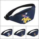 Waterproof Unisex Fanny Pack Waist Bag for Digimon Fans