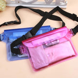 3 Layers PVC Transparent Waterproof Dry Shoulder Bag