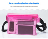 3 Layers PVC Transparent Waterproof Dry Shoulder Bag