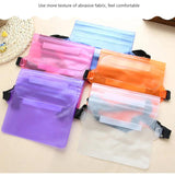 3 Layers PVC Transparent Waterproof Dry Shoulder Bag