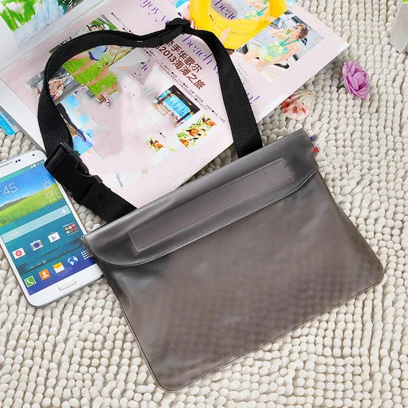 3 Layers PVC Transparent Waterproof Dry Shoulder Bag