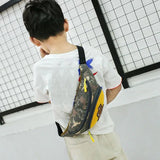 Kid Dinosaur Waist Bag Fanny Chest Belt Money Pouch Zipper Waist Pack
