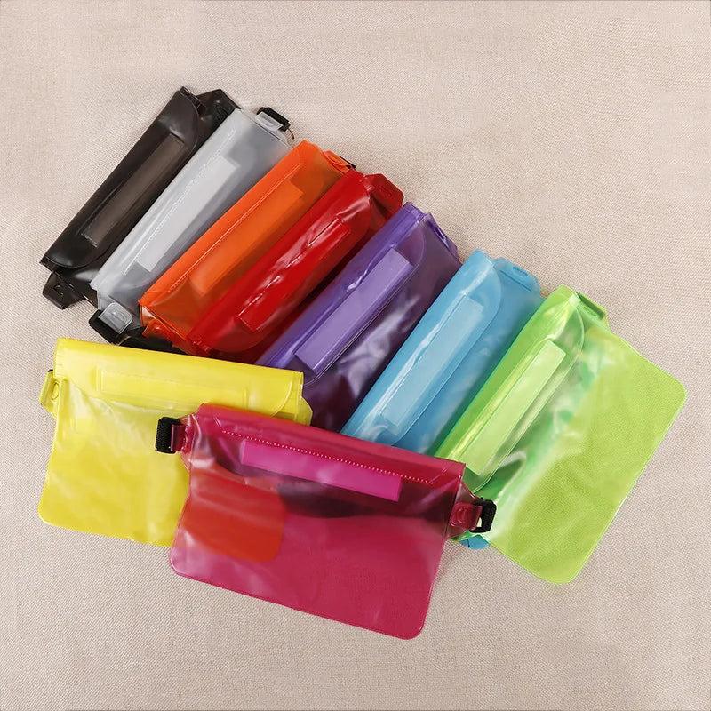 PVC Waterproof Waist Bag Outdoor Phone Storage Swim