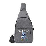 Anti-Theft Crossbody Bag Men Short Travel Wallet Mini Chest Pack