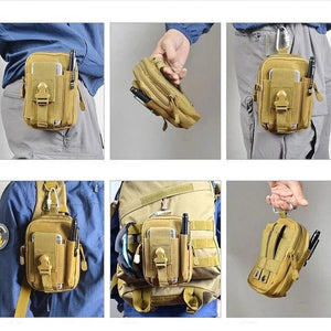 Camouflage Bag Tactical Military Hip Waist Packs Belt Wallet Pouch Purse