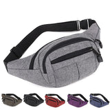 Unisex Outdoor Waist Bag Travel Bum Bag Running Belt Pouch Fanny Pack