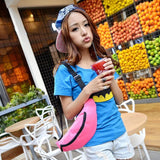 Canvas Waist Bag Fanny Pack for Women Men Purses Female Chest Belt Bag
