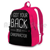 Funny Chiropractor Backpack for Outdoor Activities