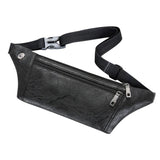 Men Shoulder Belt Bag Retro Casual PU Leather Phone Pouch Chest Crossbody Waist