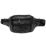 Men's Vintage Leather Messenger Bag Waist Pack Pouch Outdoor Hiking Motorcycle