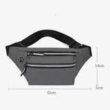 Waterproof Man Waist Bag Chest Pack Sports Crossbody Bag