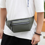 Waterproof Man Waist Bag Chest Pack Sports Crossbody Bag