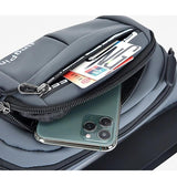 Men's Waterproof Chest Bag Fanny Pack Oxford Cloth Waist Bag