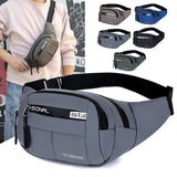 Men's Waterproof Chest Bag Fanny Pack Oxford Cloth Waist Bag