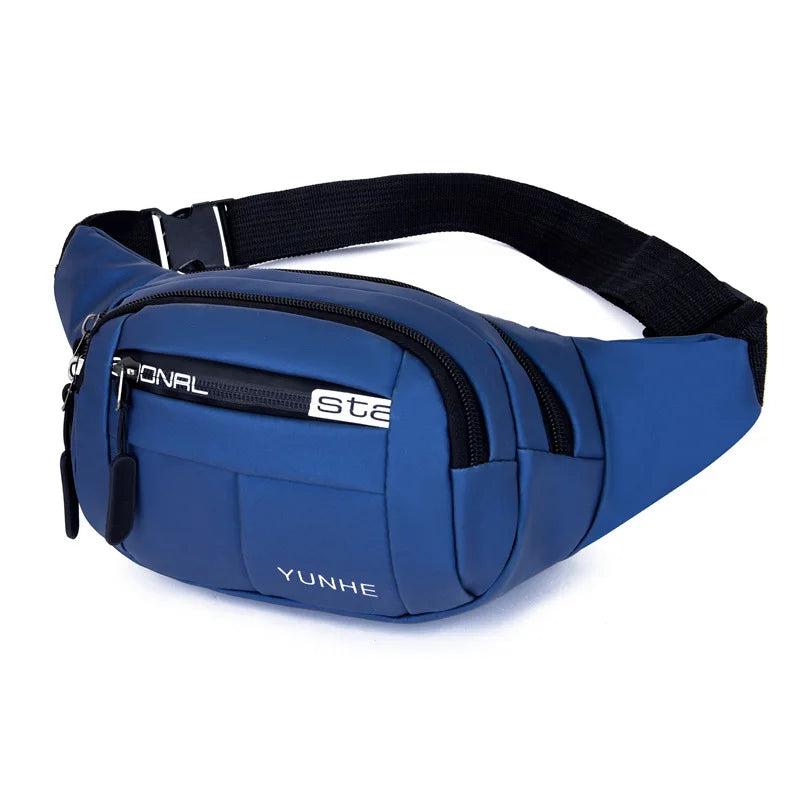 Men's Waterproof Chest Bag Fanny Pack Oxford Cloth Waist Bag