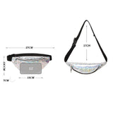 Waterproof Waist Bag Crossbody Bag for Sports Lady