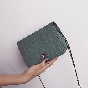 Small Square Chain Messenger Bag Tote Handbag