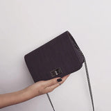 Small Square Chain Messenger Bag Tote Handbag