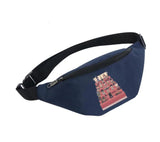 Waterproof Waist Bag Women Unisex Fanny Pack for Hinamatsuri