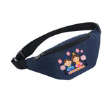 Waterproof Waist Bag Women Unisex Fanny Pack for Hinamatsuri