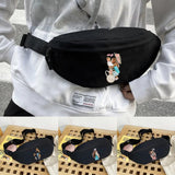 Waist Bag Women Zipper Pocket Chest Handbag Unisex Fanny Pack