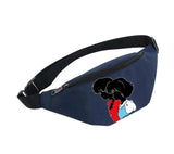 Waterproof Waist Bag for Men and Women - Black
