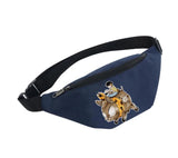 Waterproof Waist Bag for Men and Women - Black