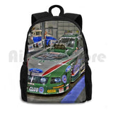 John Force Funny Car Outdoor Hiking Backpack Riding Climbing Sports Bag