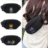 King Print Waist Pack Bags for Women Fanny Packs Casual Chest Bags