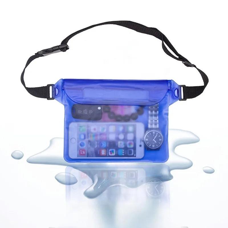 Waterproof Underwater Phone Bag Beach Boat Swim Ski Diving Pack