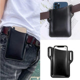 Waterproof PU Leather Waist Pack Multifunctional Bum Bag Pouch